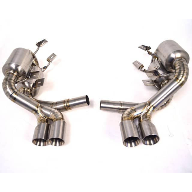Agency Power Titanium Exhaust System w/Quad Tips Porsche 997 Carrera 05-08