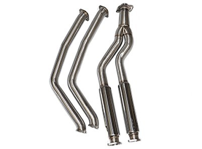 Berk Technology - Dual 2.5" Resonated Midpipes - BMW E82/E88 135i