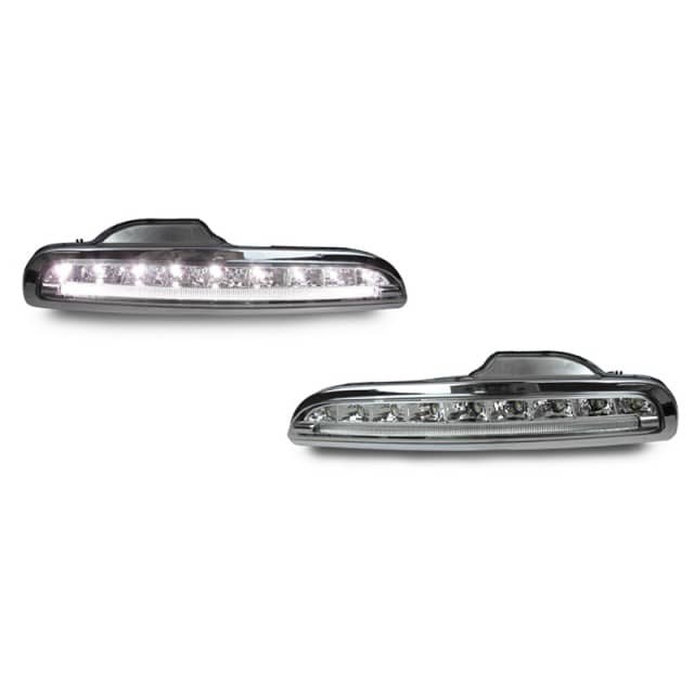 Crystal Clear LED Daytime Running DRL Fog Light Kit for 987 Boxster