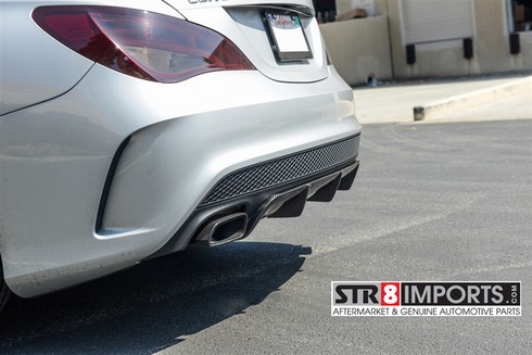 MERCEDES BENZ C117 CLA 250 V1 CARBON FIBER REAR DIFFUSER