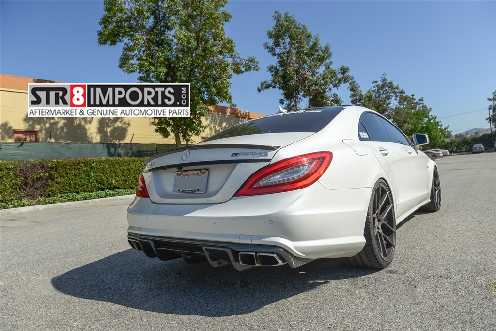 Mercedes W218 CLS 63 AMG Carbon Fiber Rear Diffuser