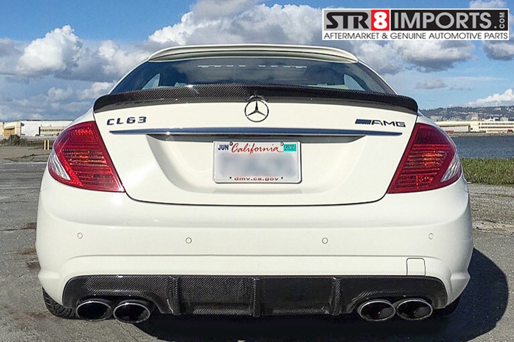 Mercedes Benz W216 CL 63 65 AMG Carbon Fiber Trunk Spoiler