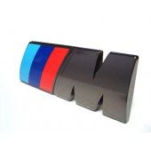 ///M Power Black Chrome Grille Emblem