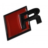 Black Red RS-Line Audi Racing Rear Emblem