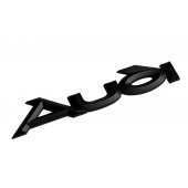 Audi Old School Matte Black Rear Trunk Emblem