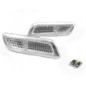 Crystal Clear Bumper Sidemarkers for W208 CLK