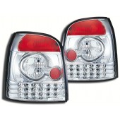 Clear Chrome LED Taillights for B5 A4, S4 & RS4 Avant