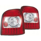 Crystal Red LED Taillights for B5 A4, S4 & RS4 Avant