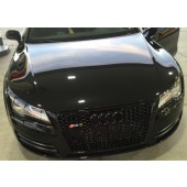 RS7 Style Black Sport Mesh Grille for Type 4G A7 & S7