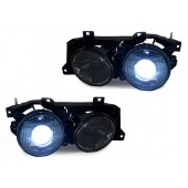 E-code Smoked Cross Hair Projector Headlights with HID for BMW E30