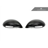AutoTecknic Carbon Fiber Replacement Mirror Covers for 991 Carrera, 981 Cayman & Boxster