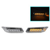 Clear Amber LED Bumper Sidemarkers for 997 Carrera & 987 Boxster & Cayman