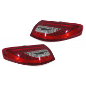 2009+ 997.2 OEM Style RED / CLEAR LED Taillights for 996 Carrera