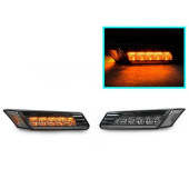Smoked Amber LED Bumper Sidemarkers for 997 Carrera & 987 Boxster & Cayman