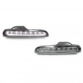 Crystal Clear LED Daytime Running DRL Fog Light Kit for 987 Boxster