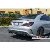 MERCEDES BENZ C117 CLA 250 V1 CARBON FIBER REAR DIFFUSER